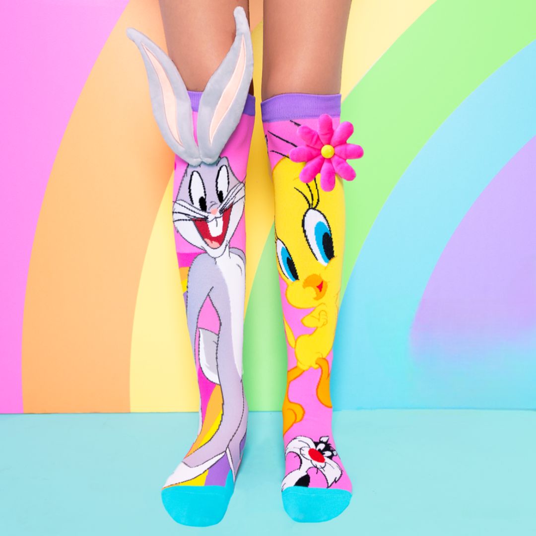 Bugs and Tweety Plush Socks