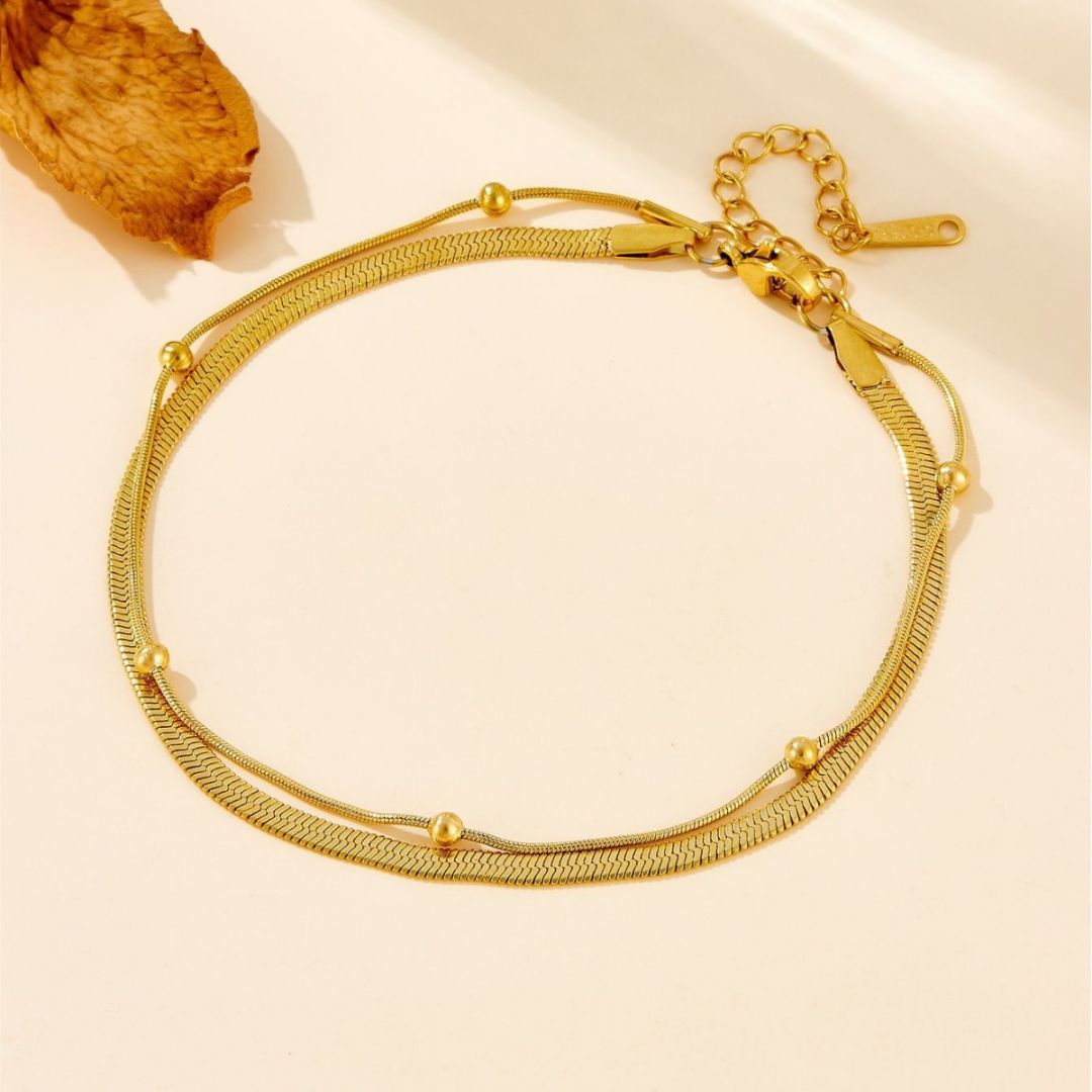 Chic Golden Chain Bracelet