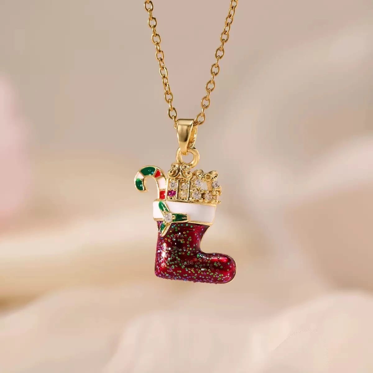 Christmas Cheer Chain Necklace