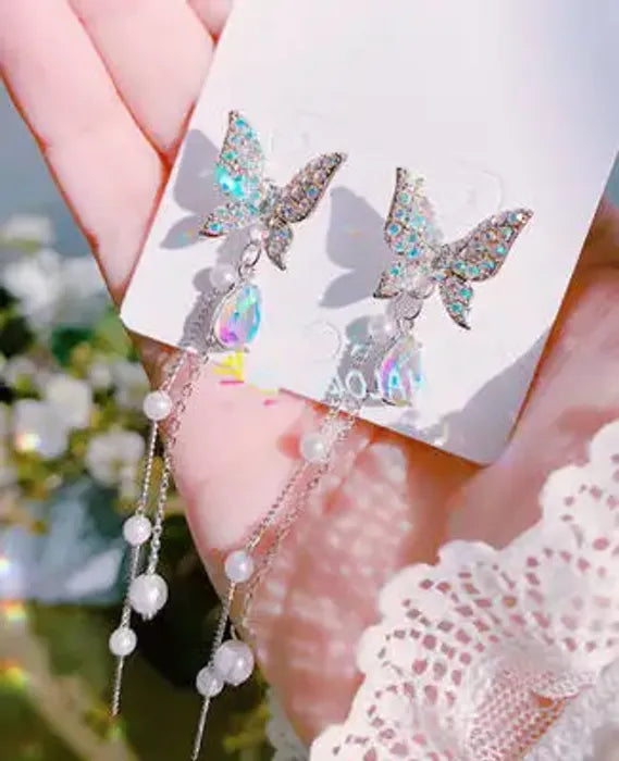 Social Butterfly Long Earrings