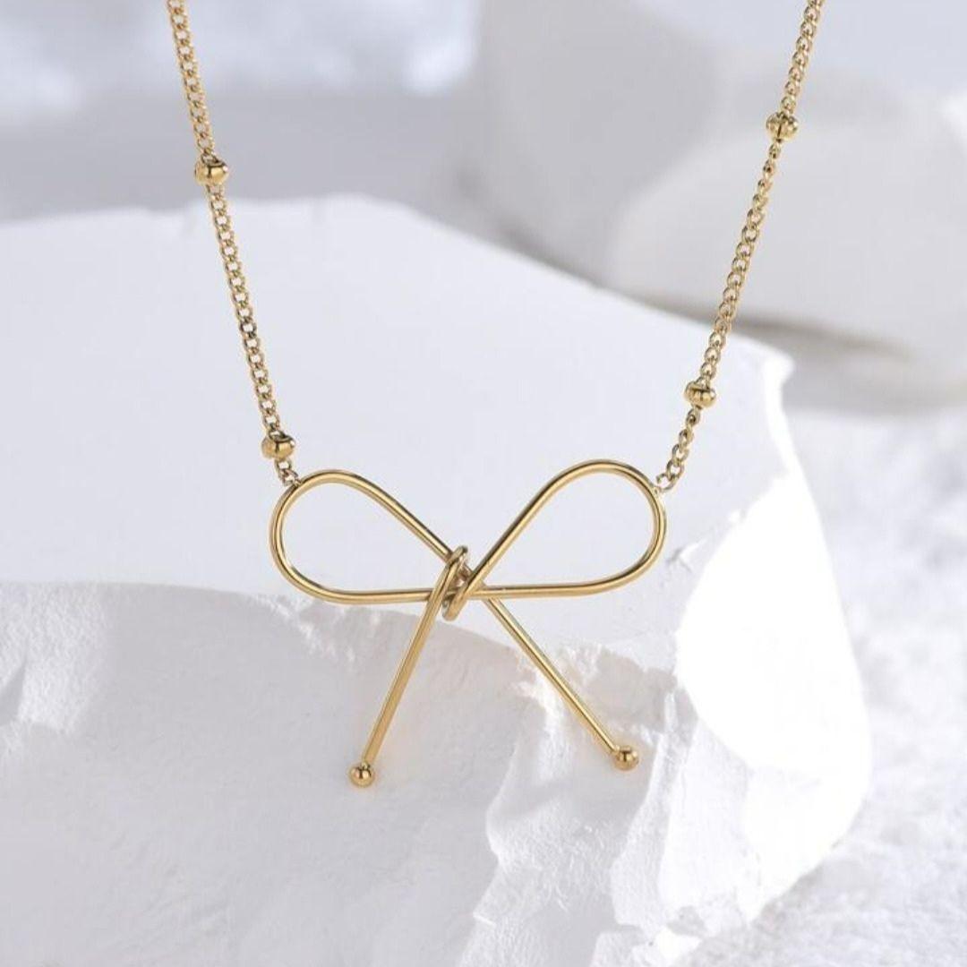 Golden Bow Neckpiece