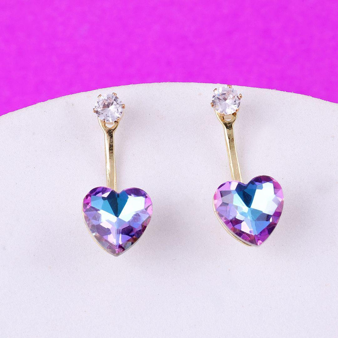 Blind Date coloured heart Earrings