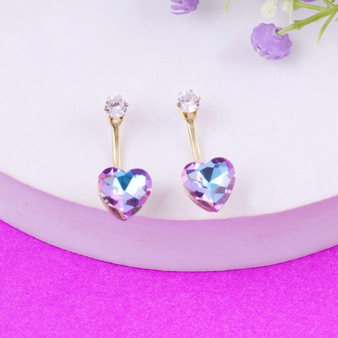 Blind Date coloured heart Earrings