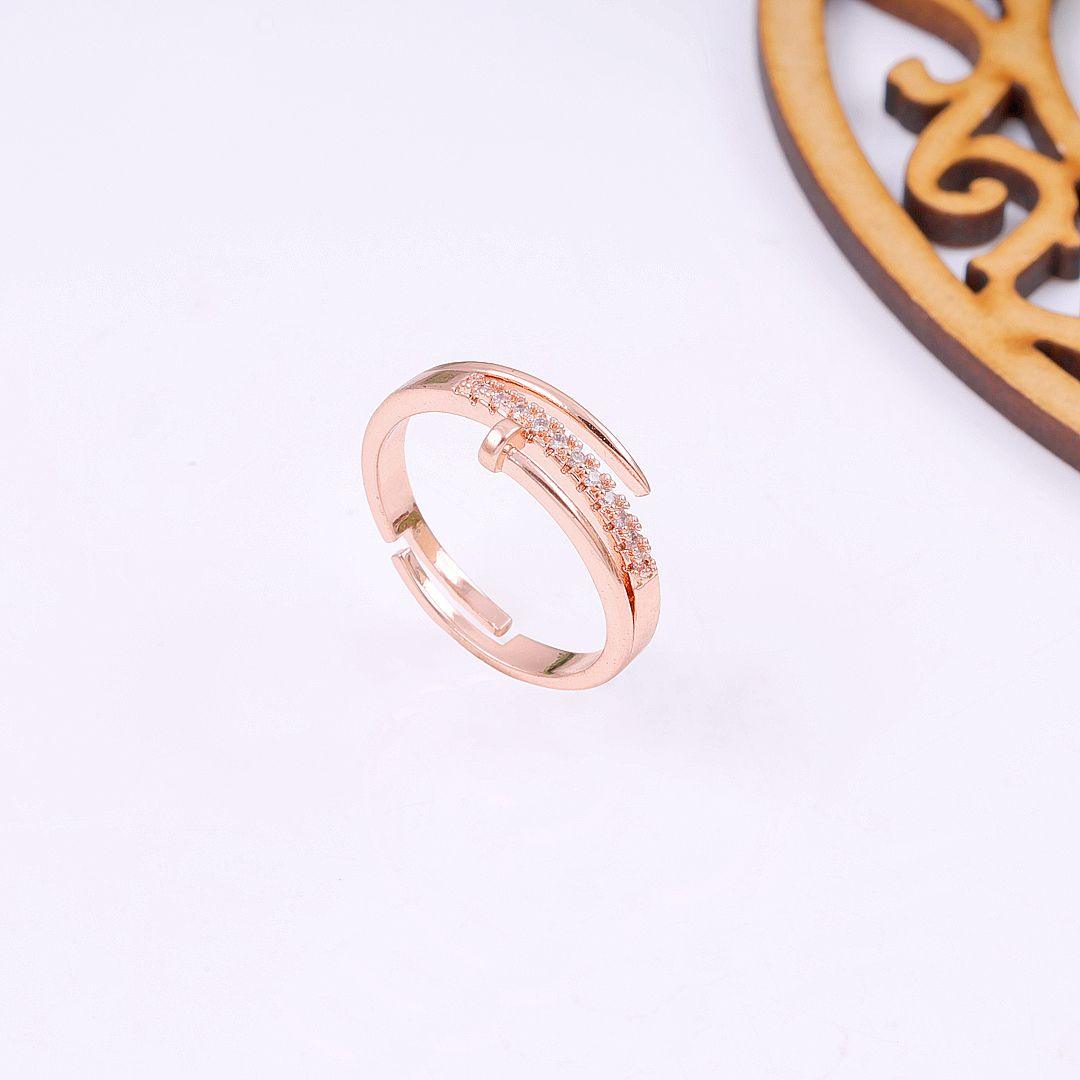Rose Pave Embrace Ring