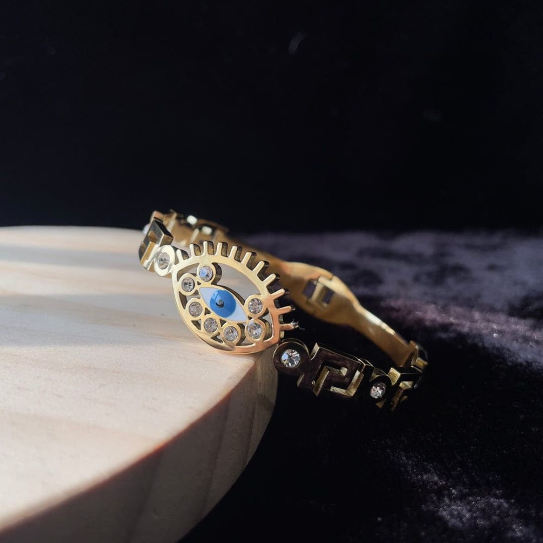 Cut The Crap Evil Eye Bracelet