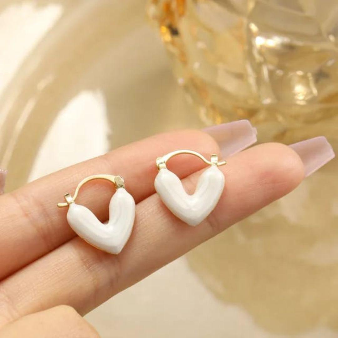 Golden Date Hoops Earring