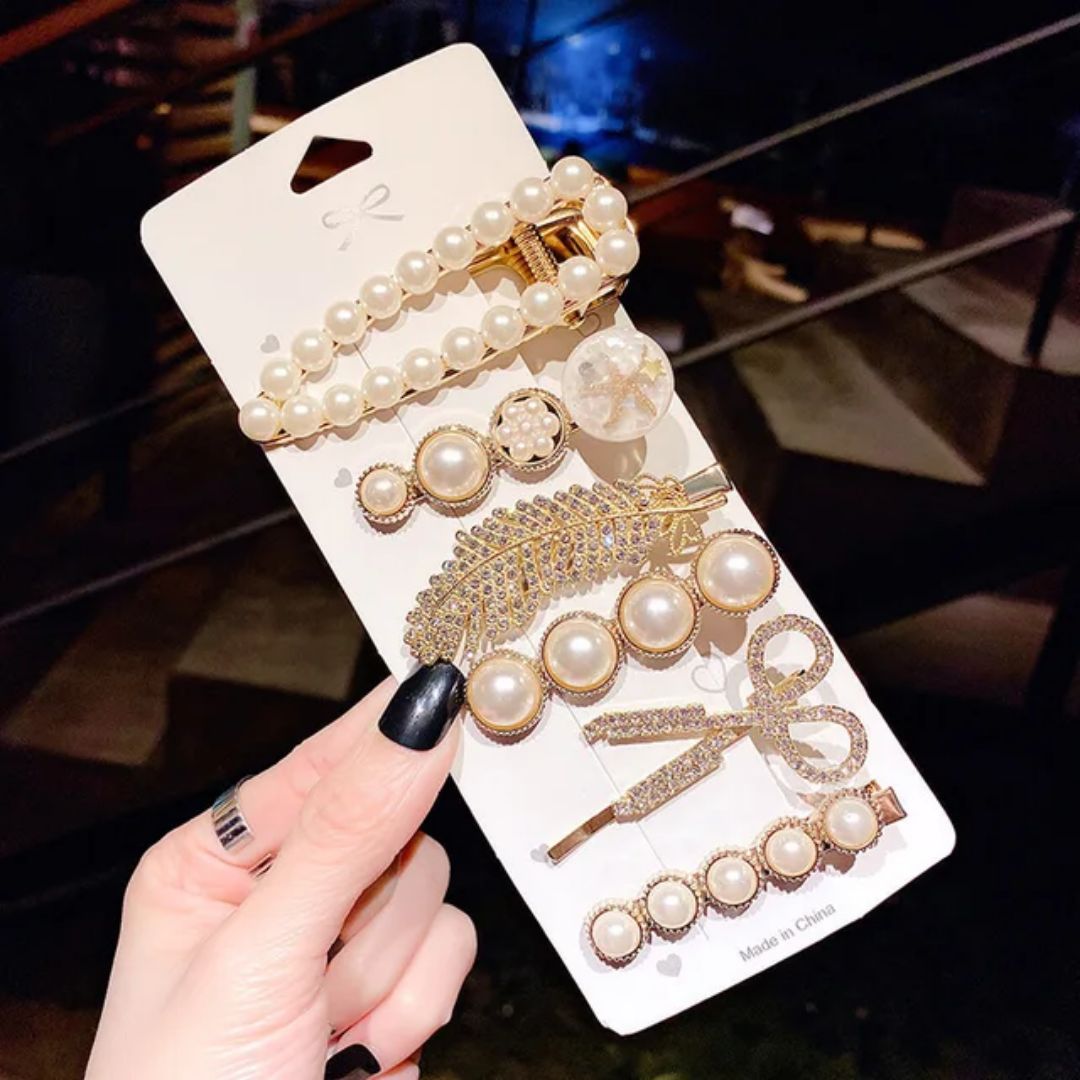 Pearl Snap Hair Clip
