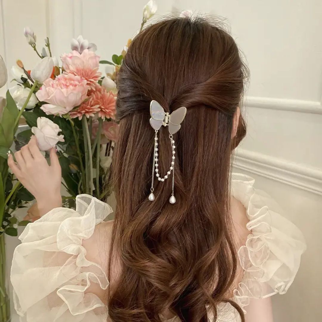 Metal Butterfly Hair Claw
