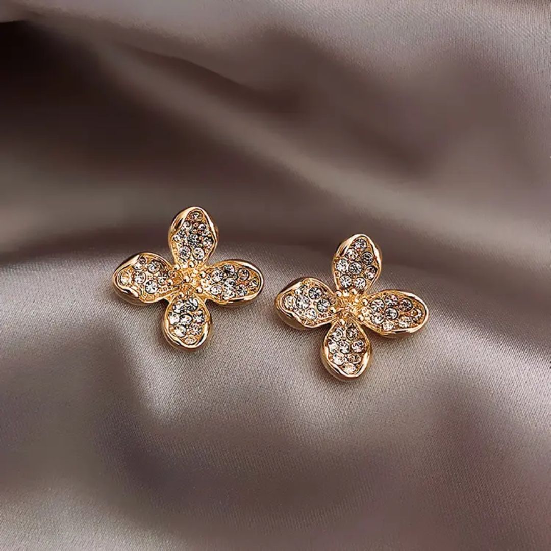 Blossom Gold Hoop Earrings