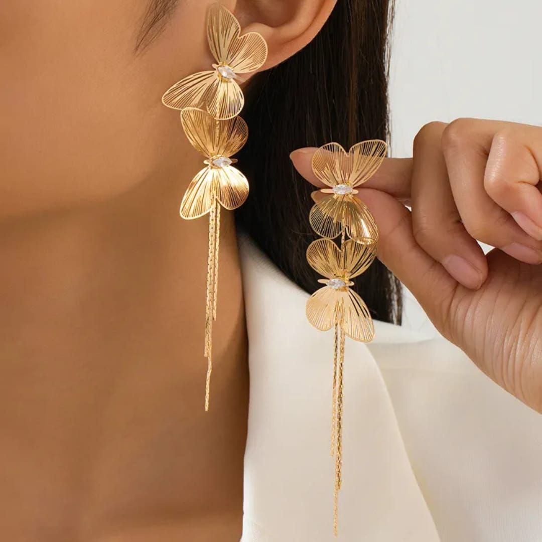 Sunshine Flutter Drop Earring