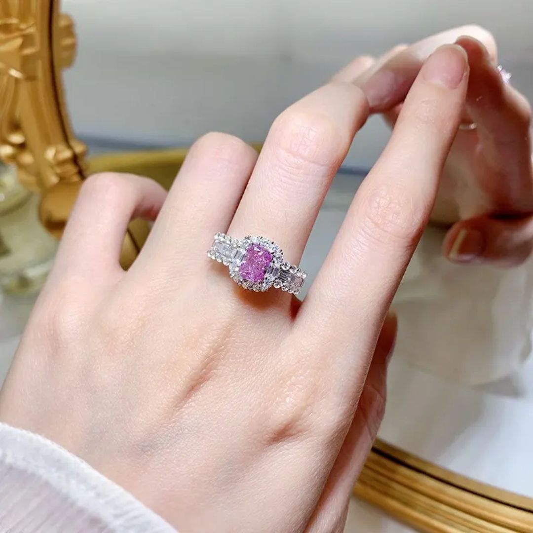 Blush Aura Ring