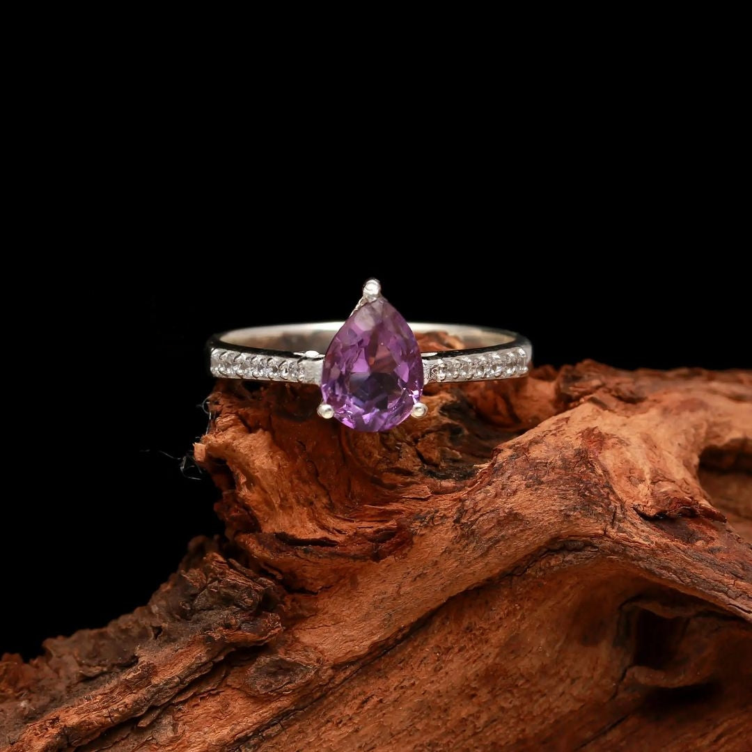 Lavender Stone Ring