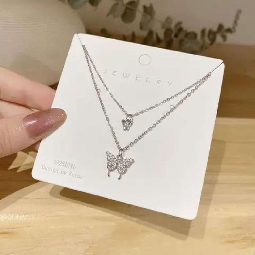 Buy Social Butterfly Layered Neckpiece online in India