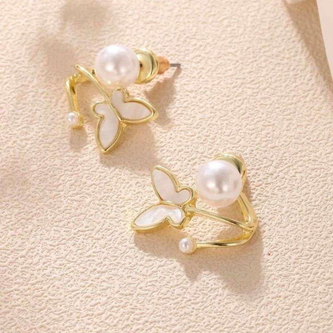 Shine Flame Butterfly Earring