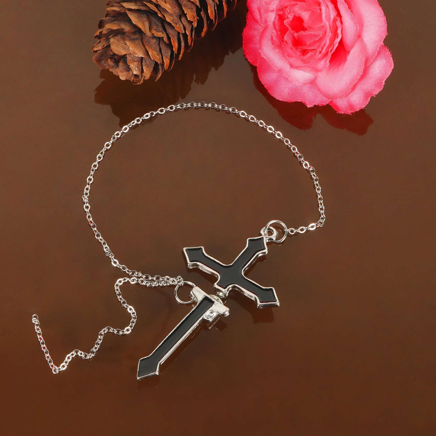 Over The Moon Cross Earcuffs (Single ear)