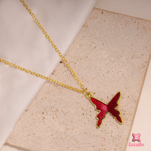 Red Garnet Glide Necklace