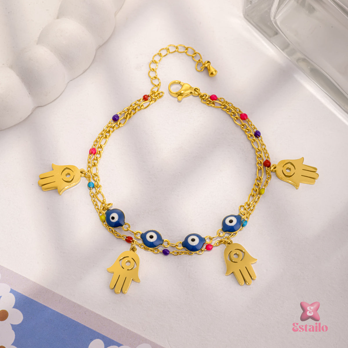 Mystic Hand & Eye Bracelet