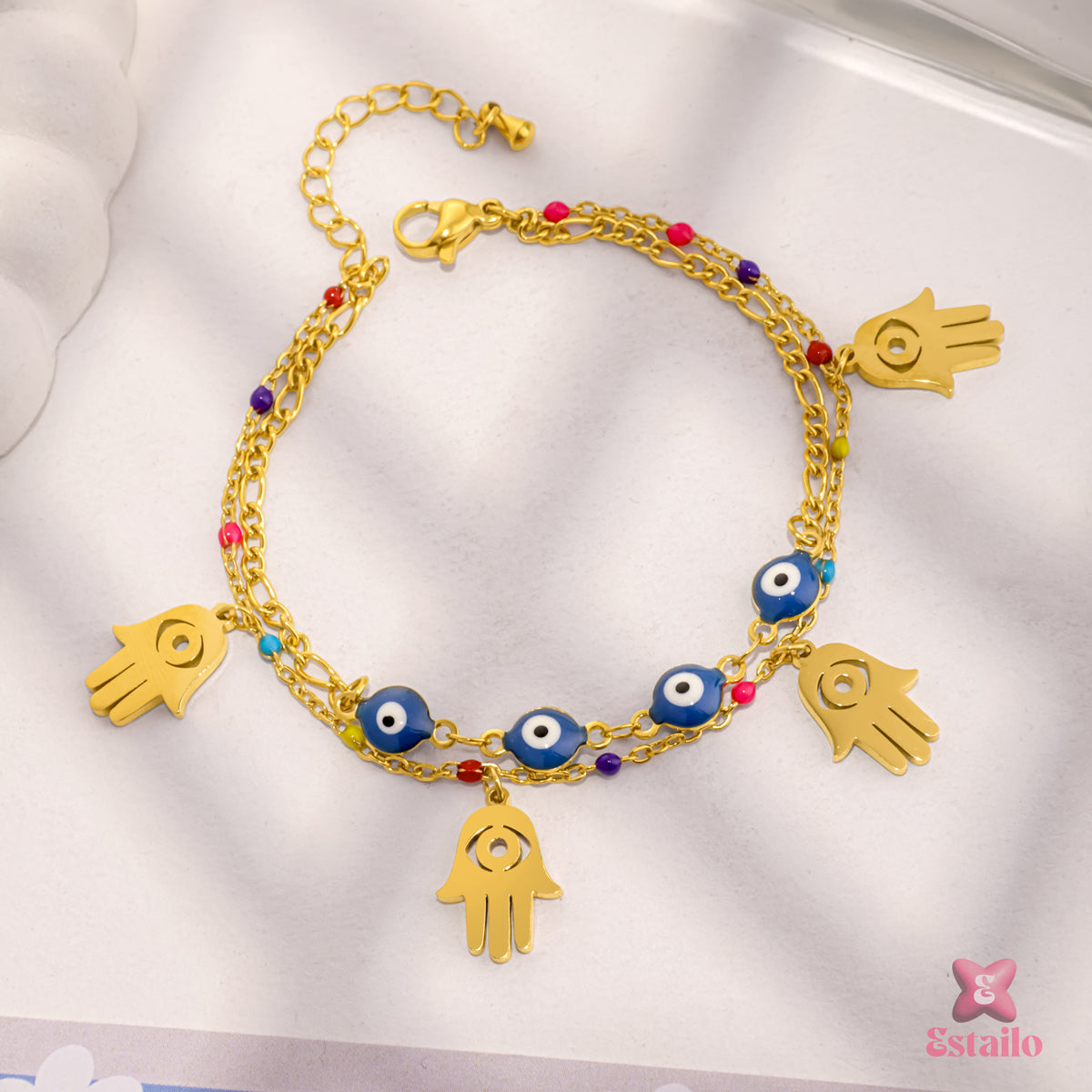 Mystic Hand & Eye Bracelet