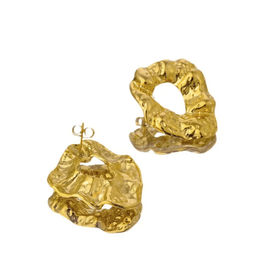 Golden Statement Earrings