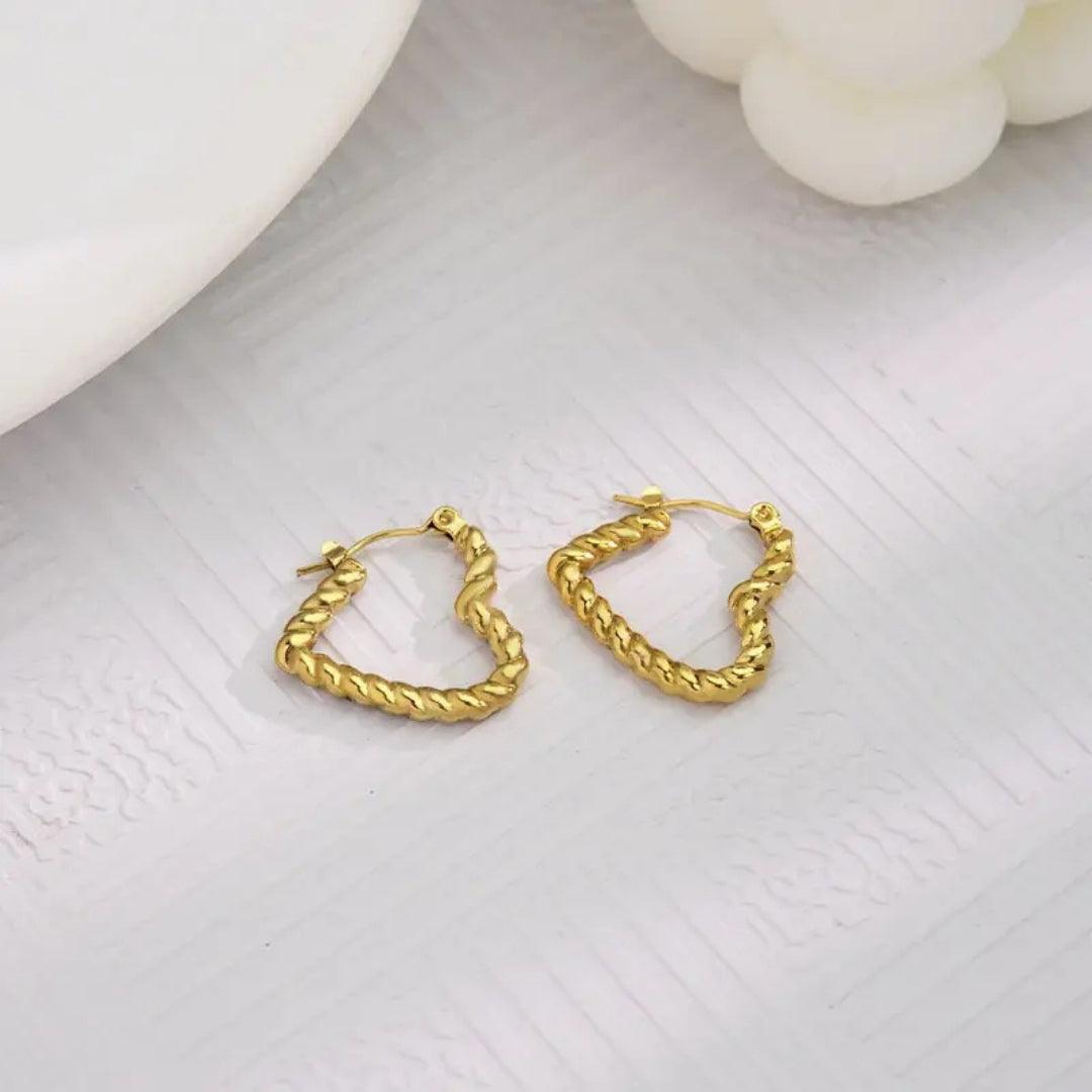 Radiant Love Hoops Earrings