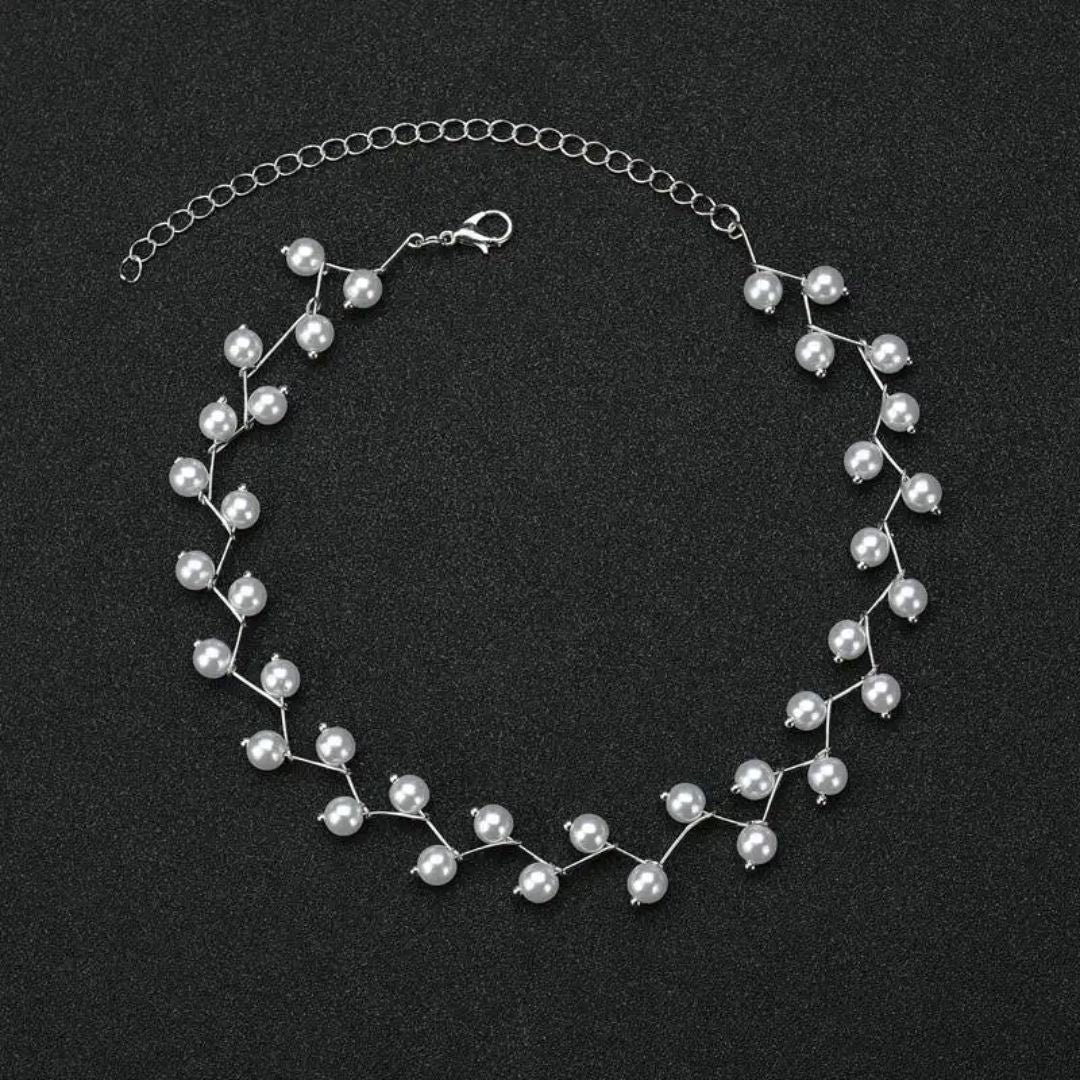 Pearl Vine Choker Necklace