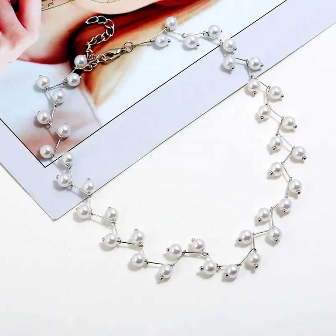 Pearl Vine Choker Necklace