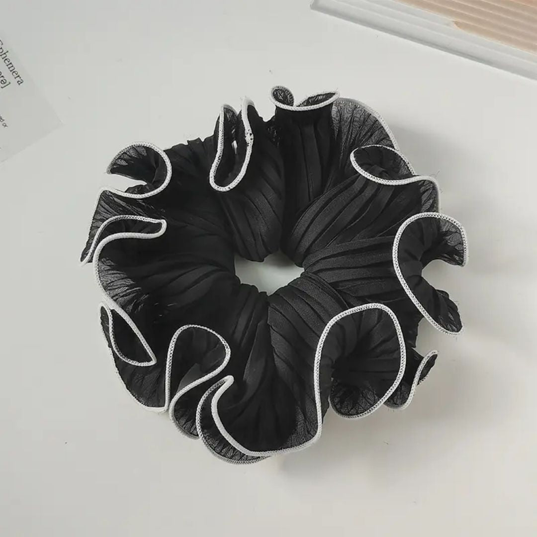 Black Tulle Scrunchie
