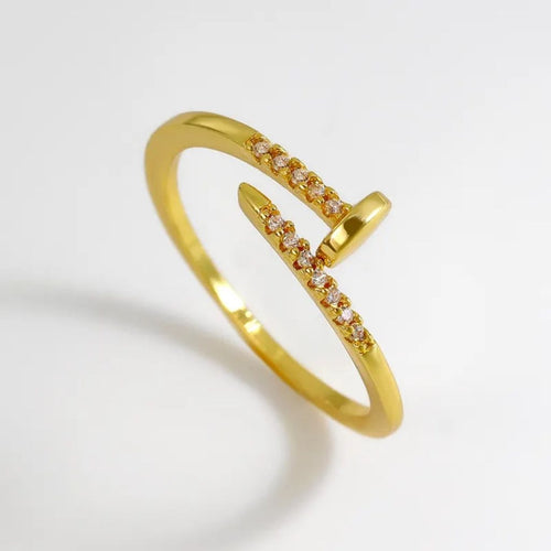 Minimal Nail Drip Ring