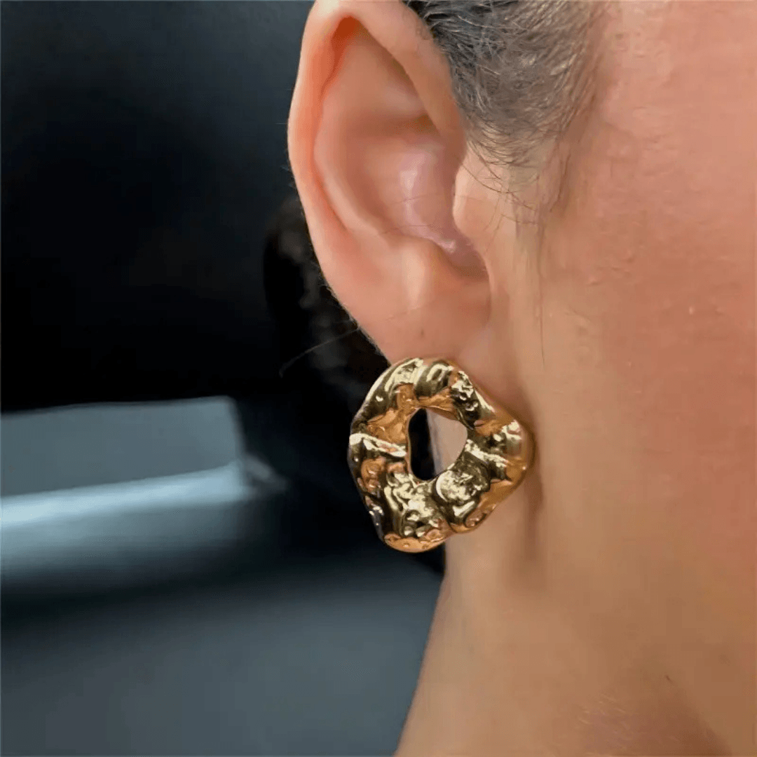 Golden Statement Earrings