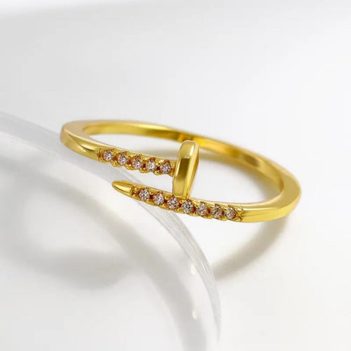 Minimal Nail Drip Ring