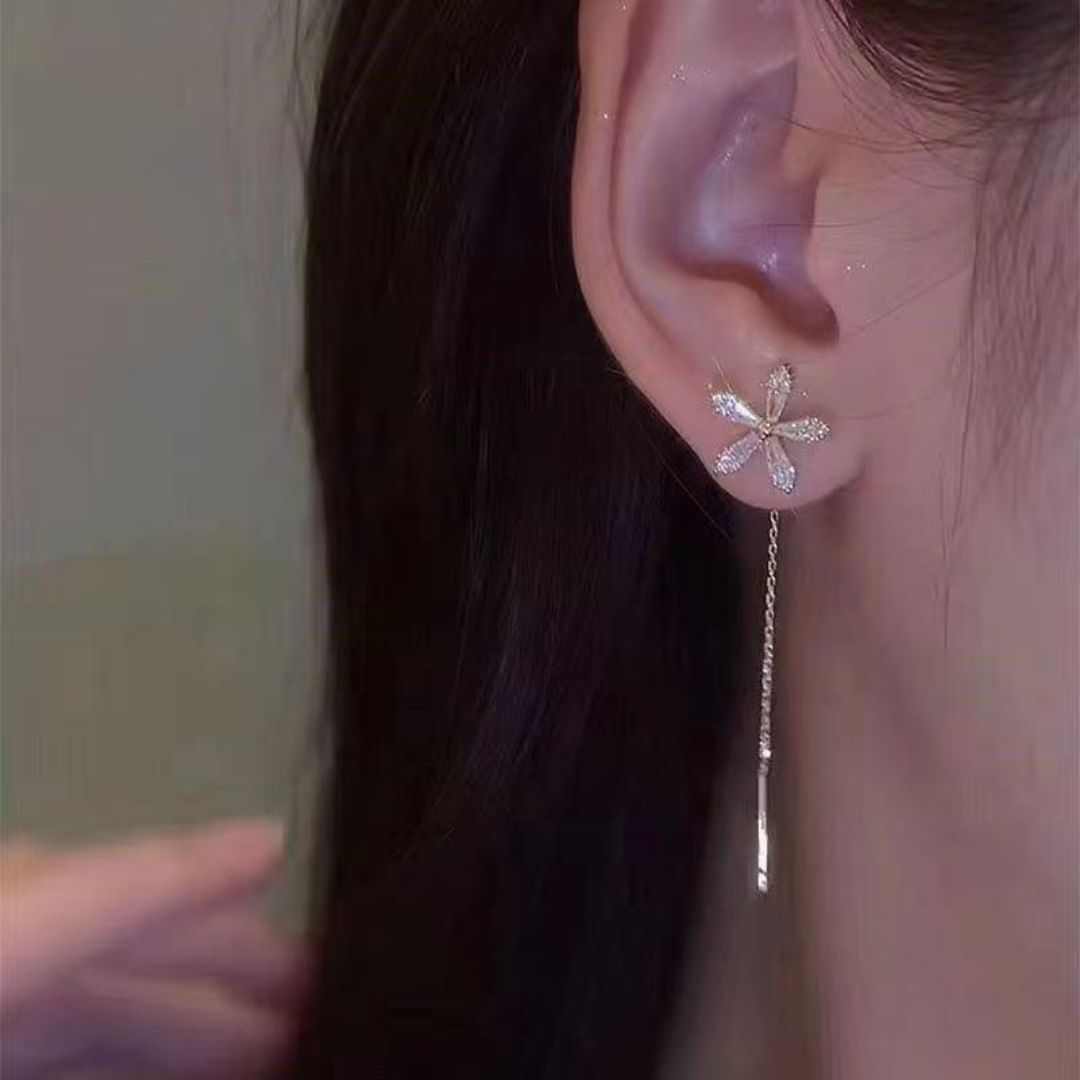 Graceful Flora Chains Earrings