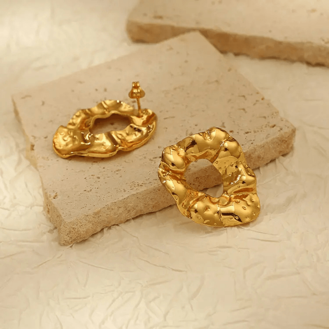 Golden Statement Earrings