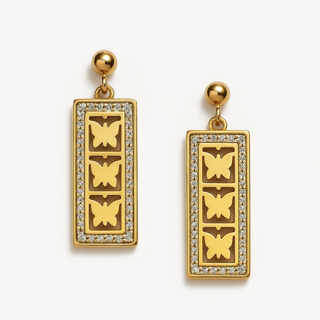 Trio Flutters Luxe Hoops Earrings