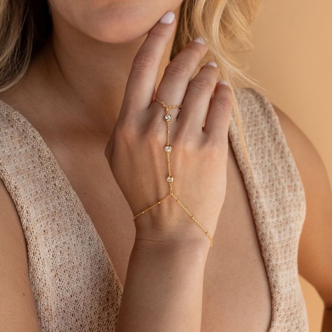 Stardust Bezel Ring-Bracelet
