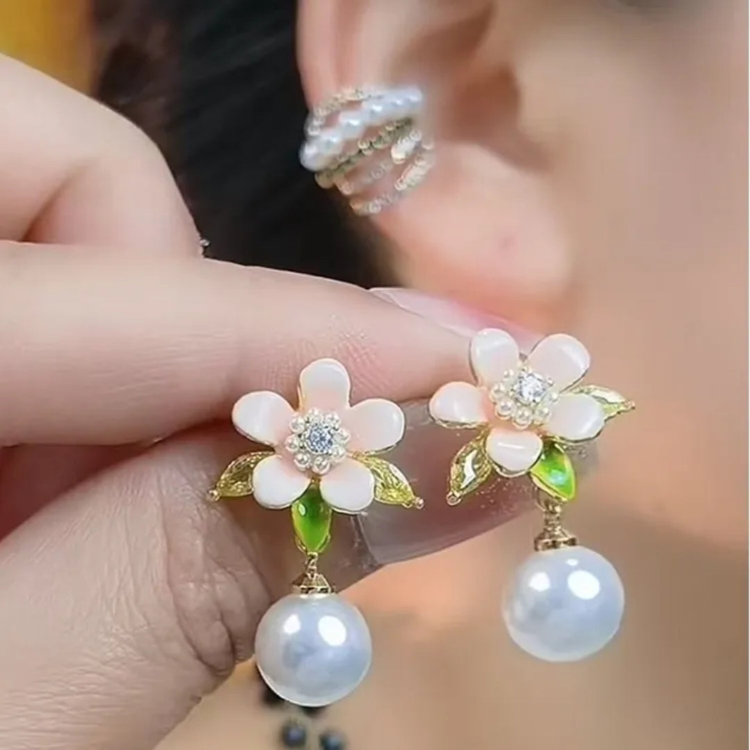 Petal & Pearl Harmony Earrings