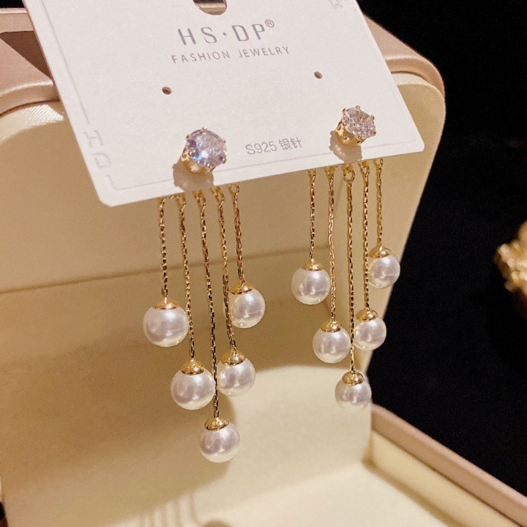 Regalia Pearl Drops Earrings