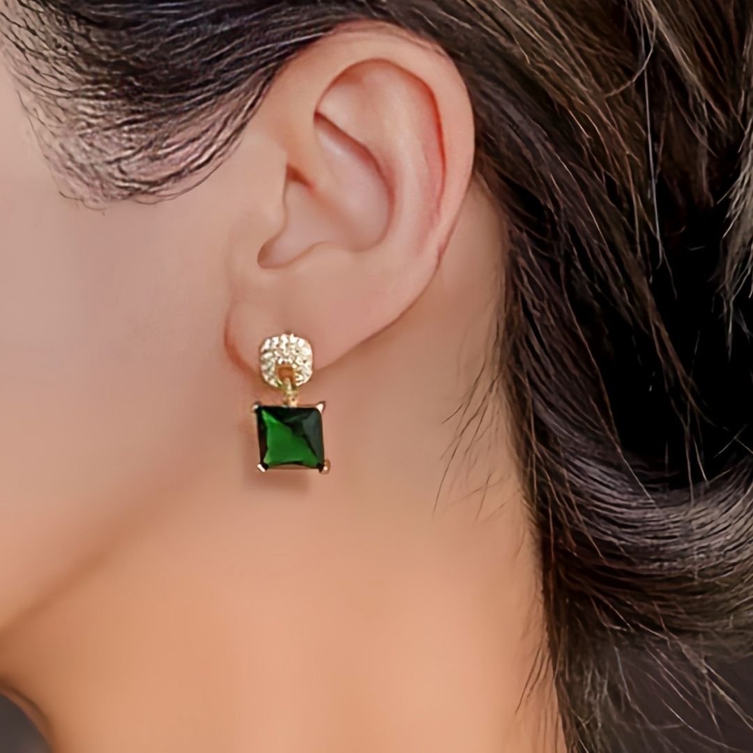 Emerald Royale Drops Earrings