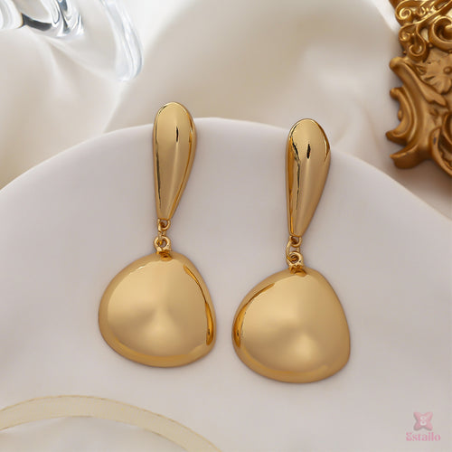 Golden Glow Statement Earrings