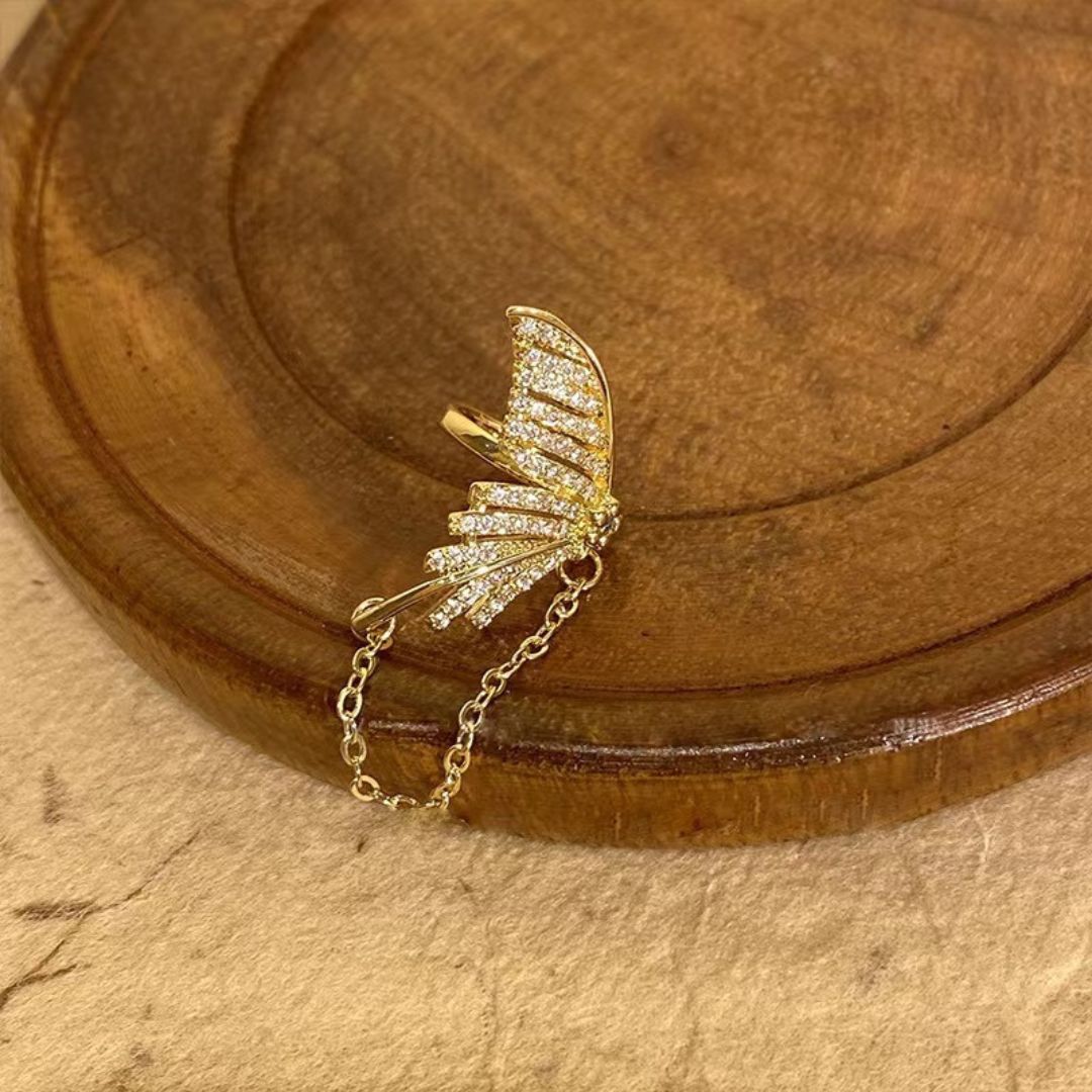 Gilded Seraph Cuffs Earrings