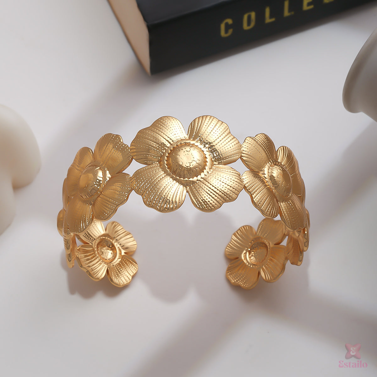 Flora Embrace Cuff Bracelet