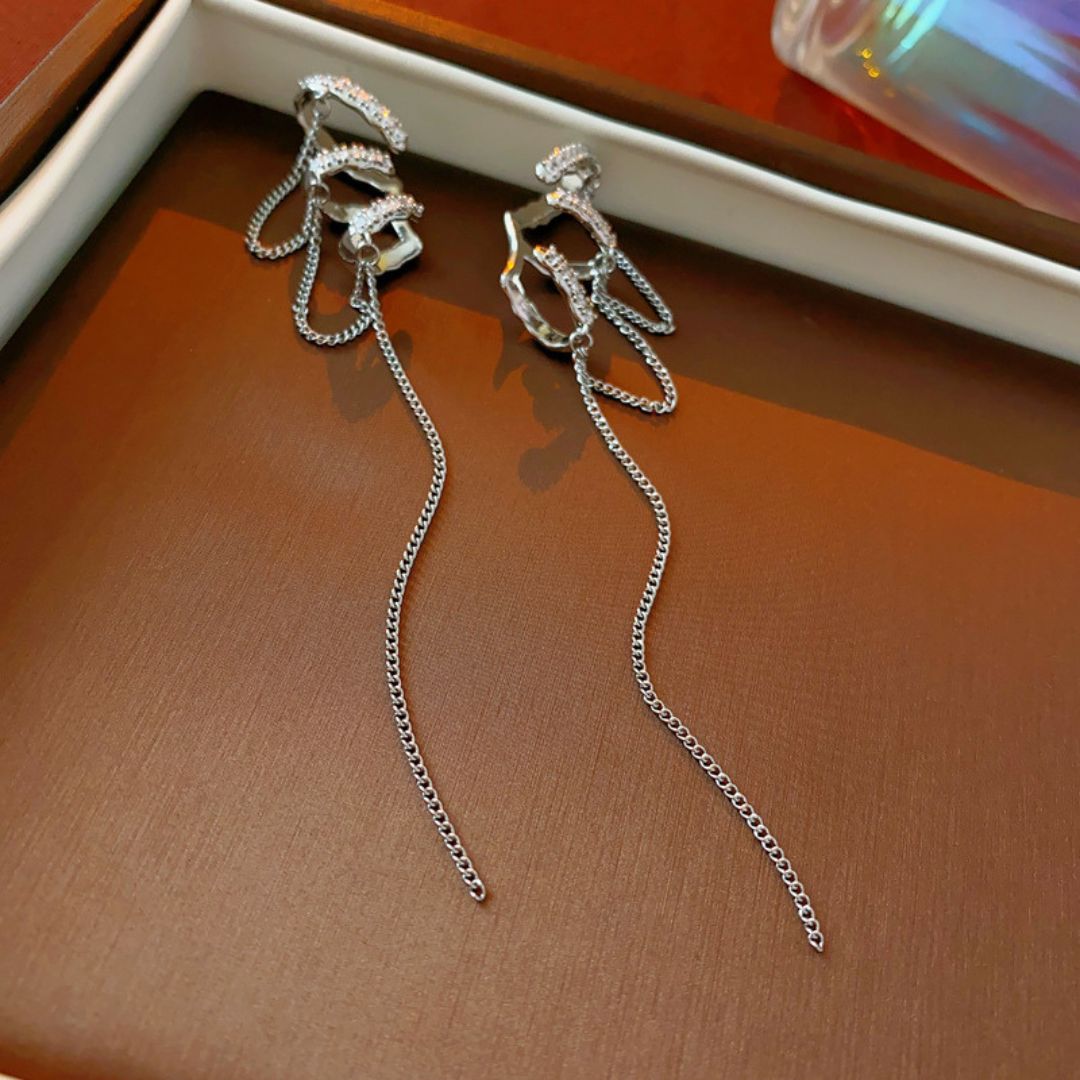 Elegance Edge Ear Cuff Earrings