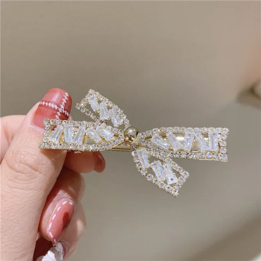 Crystal Barrette Clip