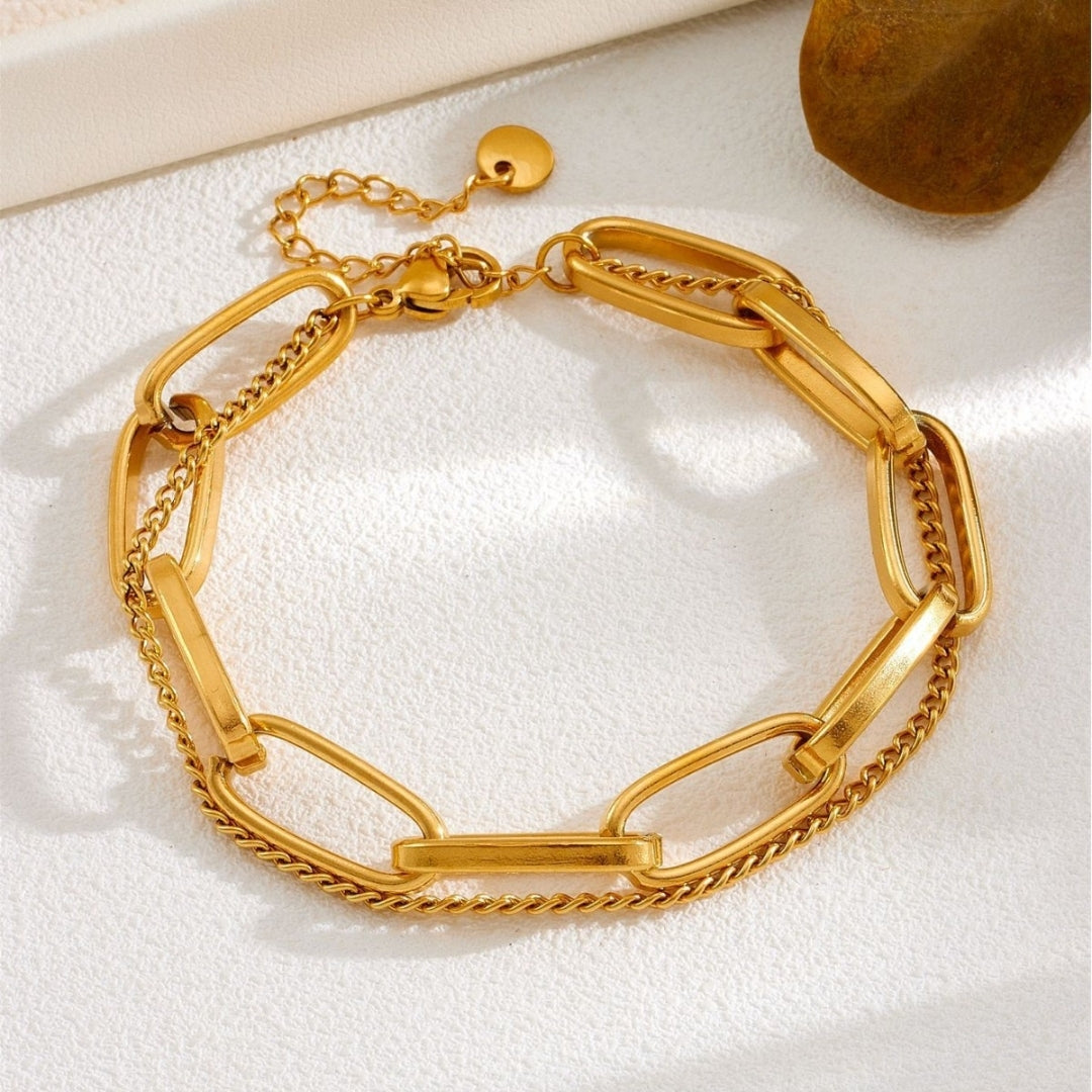 Dual Layer Chain Bracelet