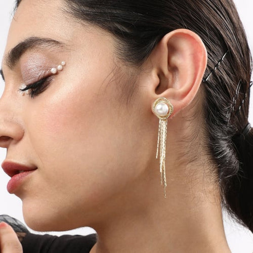 Pearl Drop Drizzle Earrings