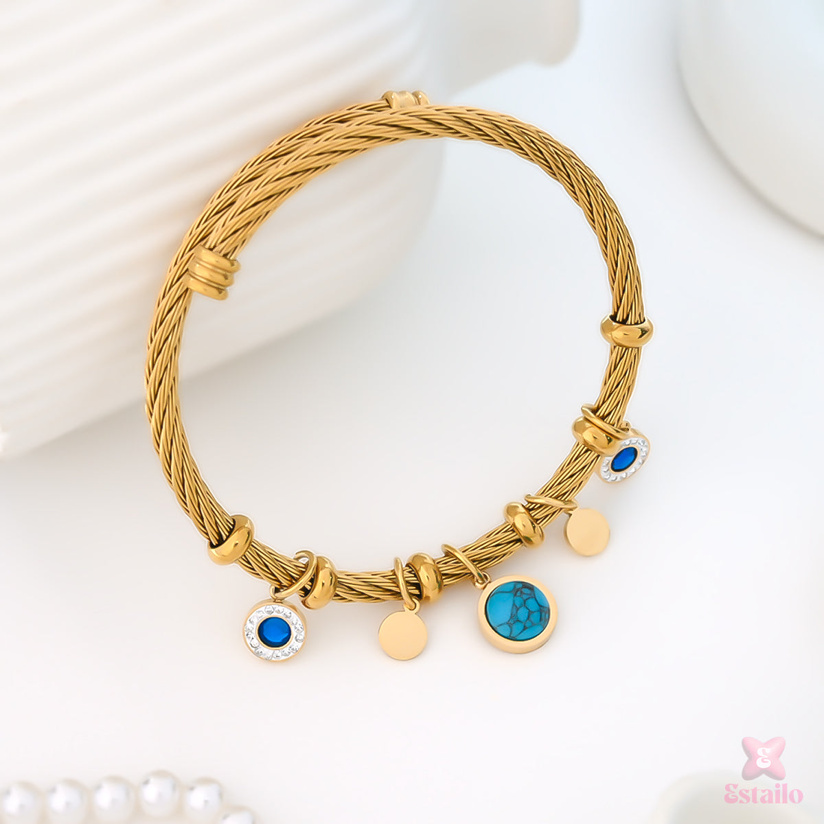 Bling Mystic Eye Statement Bracelet
