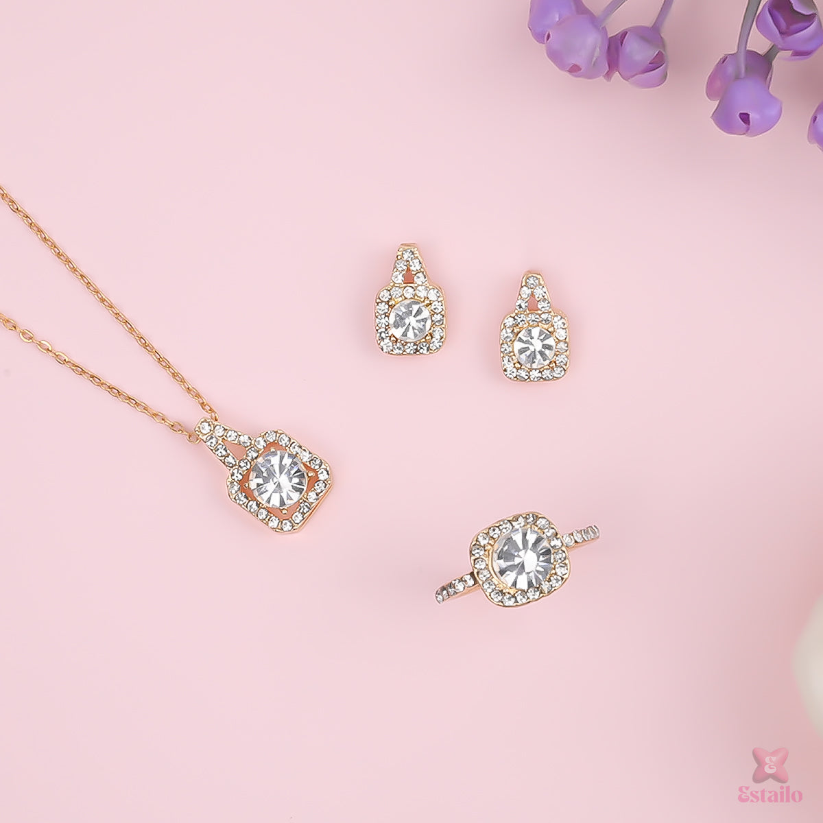 Glamour Gleam Necklace Set