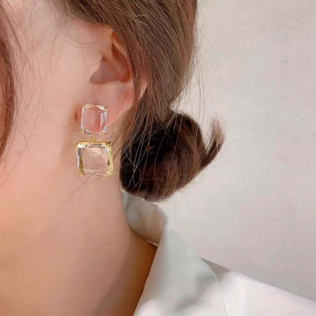 Crystal Statement  Earrings