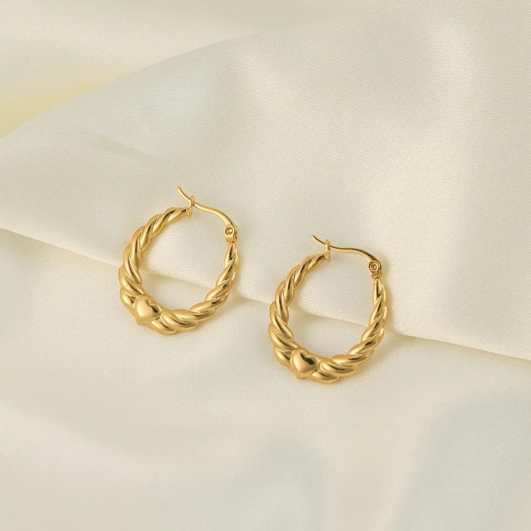 Anti- Tarnish Hoops Earrings