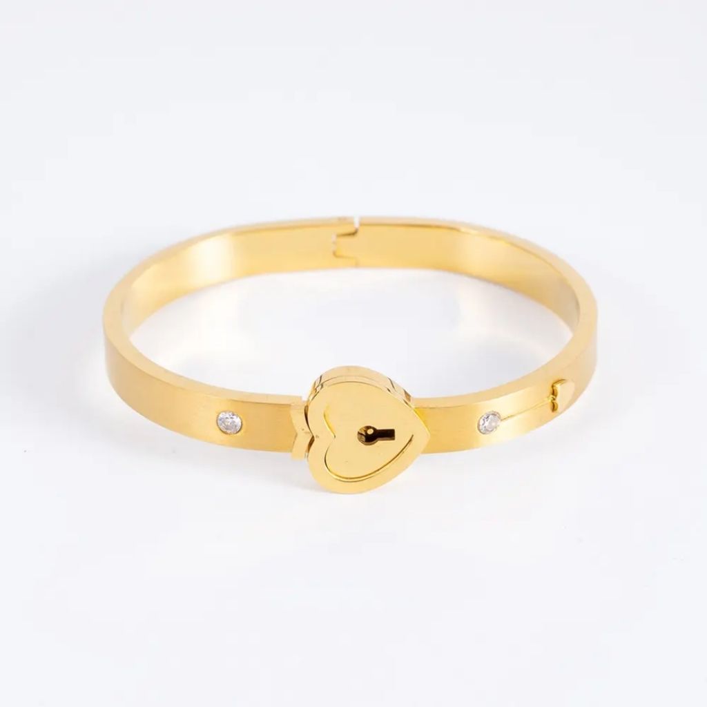 Heart Key Bracelet and Neckpiece