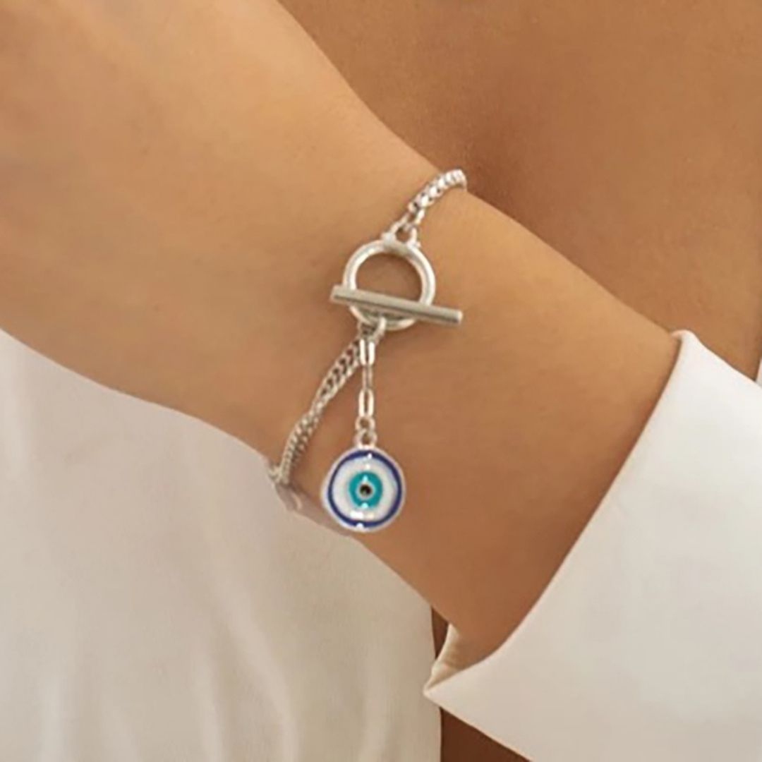 Amulet Aura Layered Chain Bracelet